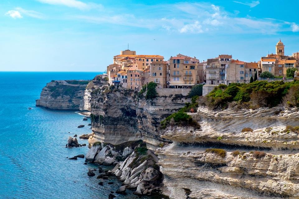 Bonifacio op Corsica, Frankrijk