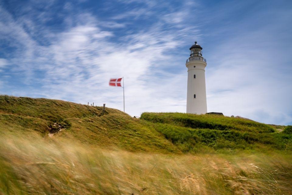 Vuurtoren van Hirtshals in Denemarken