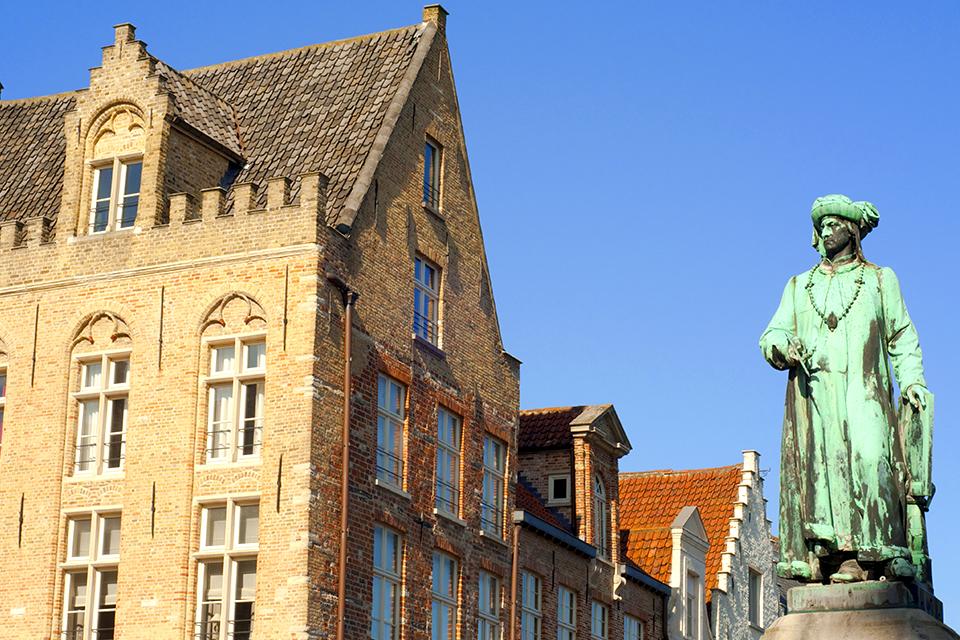 Jan van Eyck in Brugge, België