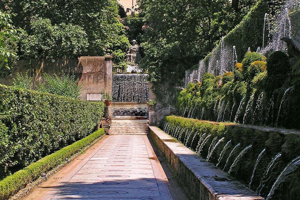 Villa d'Este in Tivoli Lazio Italië