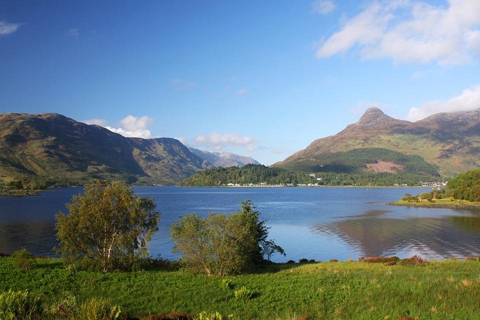 Loch Leven in Schotland, Groot-Brittannië