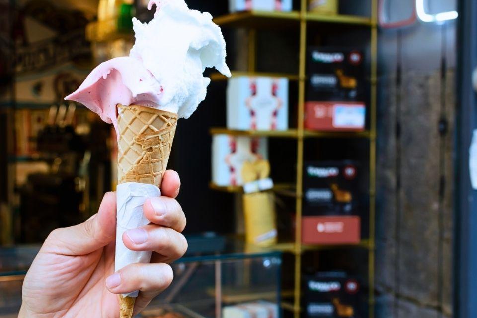 Gelato in Napels