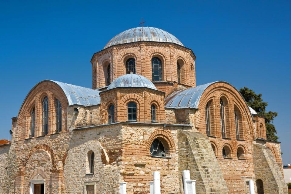 De Panaghia Kosmosotira-kerk in Feres, Griekenland