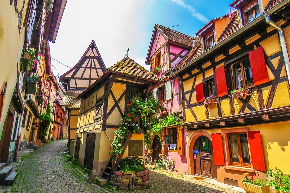 Eguisheim, Elzas, Frankrijk