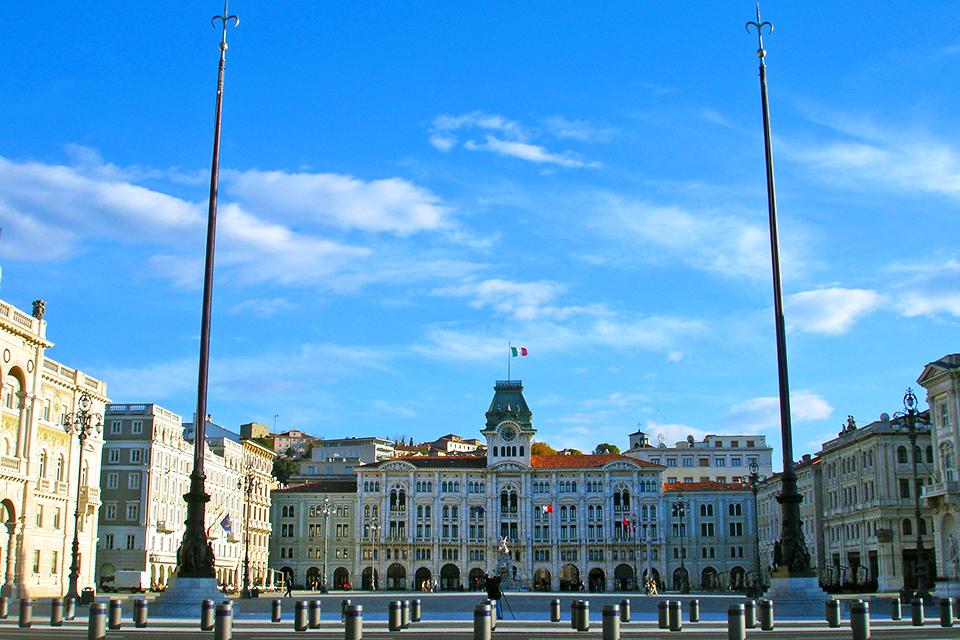 Piazza dell'Unita, Triëst, Italië