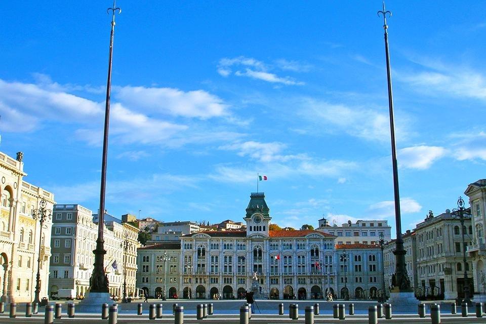 Piazza dell'Unita, Triëst, Italië