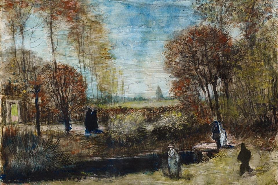 De tuin van de pastorie te Nuenen, Vincent van Gogh, 1885, Noordbrabants Museum in Den Bosch