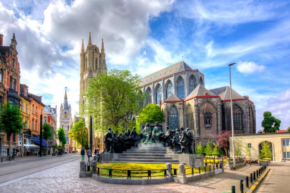 Sint-Baafskathedraal in Gent, België