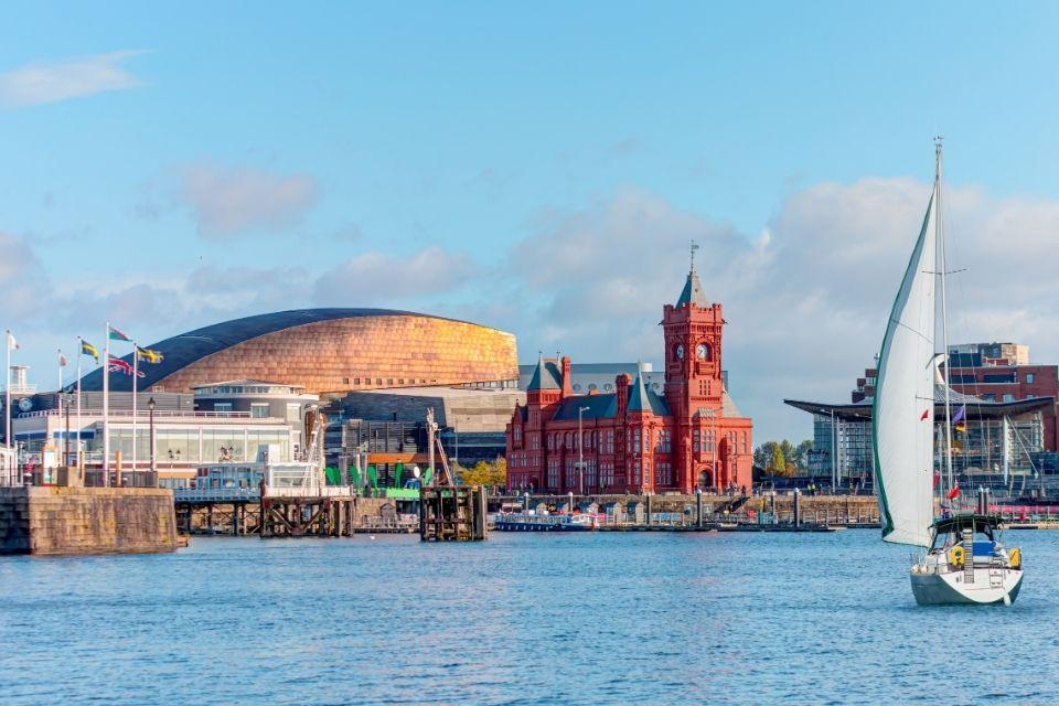 Cardiff Bay Wales Groot-Brittannië