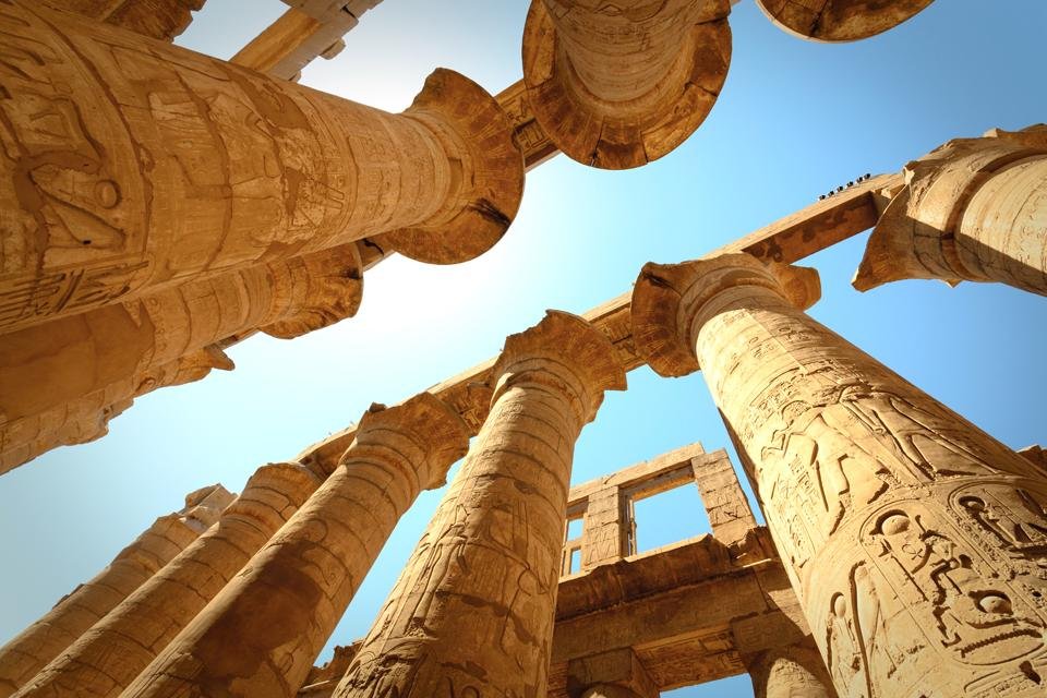 Tempel van Karnak in Egypte