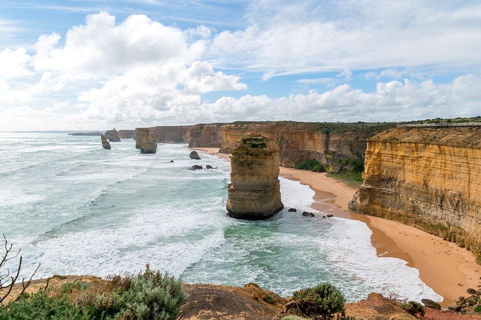 The Twelve Apostles aan de Great Ocean Road, Australië