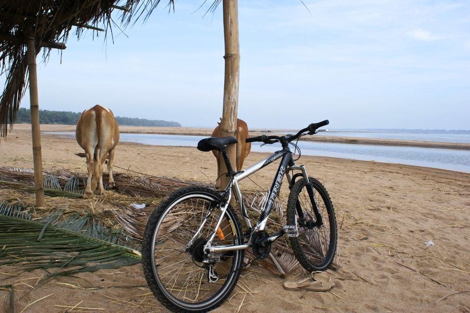 Op de fiets langs de Mekong Cambodja