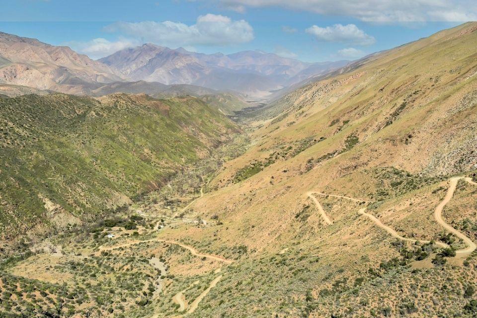 Uitzicht vanaf de Swartberg Pass, Zuid-Afrika