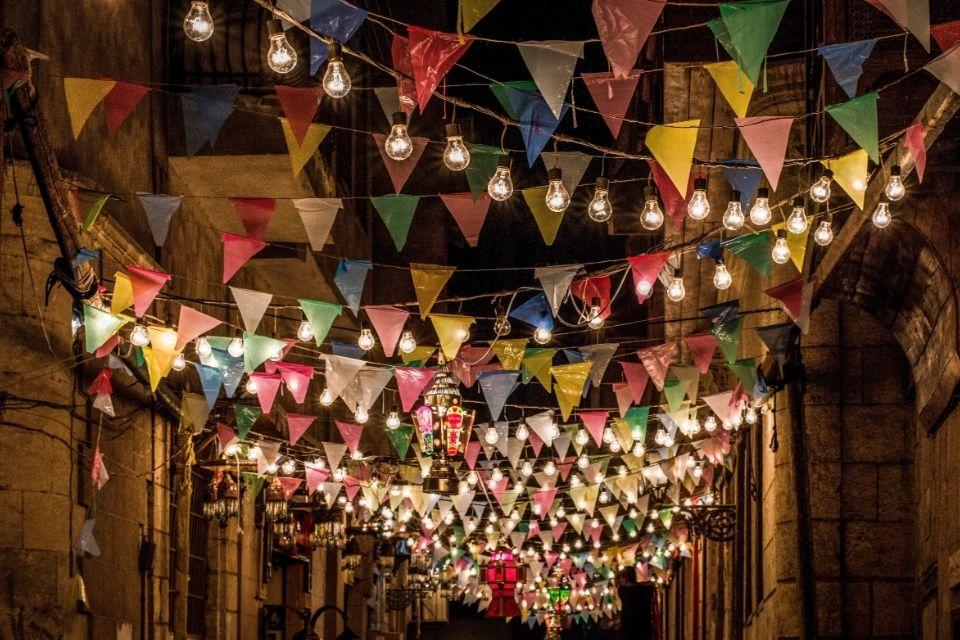 Versieringen tijdens de Ramadan in Egypte