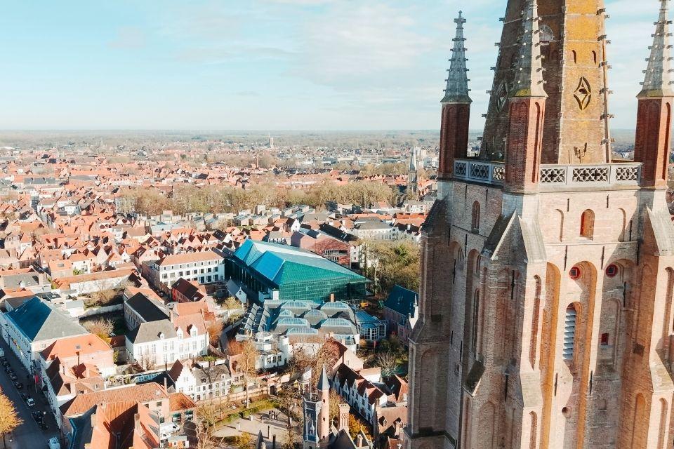 Zicht op BRUSK in het historisch centrum van Brugge België| Foto © Studio Woester