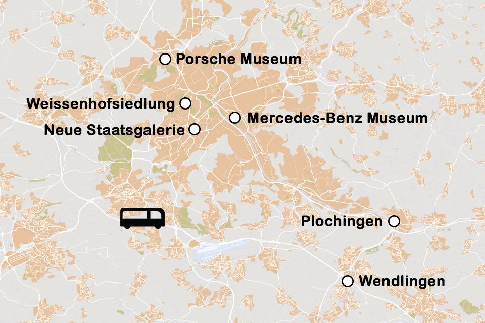 Routekaart Architectuur in Stuttgart