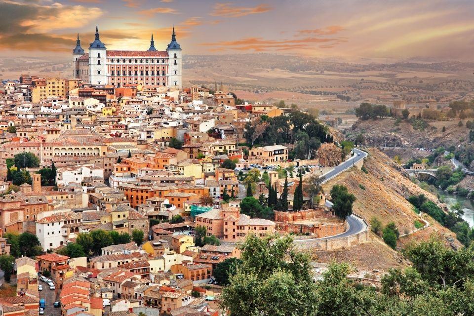 Zicht op Toledo Spanje