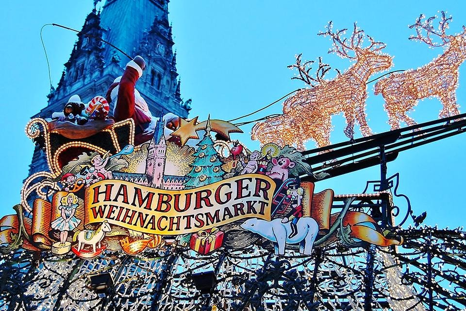 Hamburger Weihnachtsmarkt in Hamburg,  Duitsland