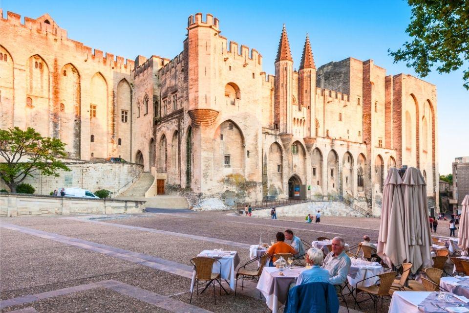 Palais des Papes in Avignon Frankrijk
