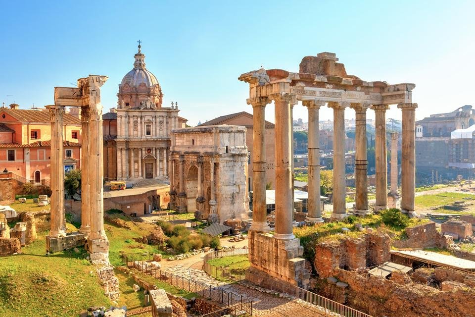 Forum Romanum in Rome, Italië