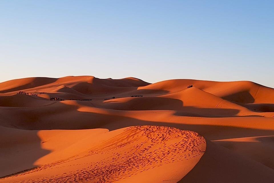 Erg Chebbi-woestijn in Marokko | Foto: reisleider Ronald