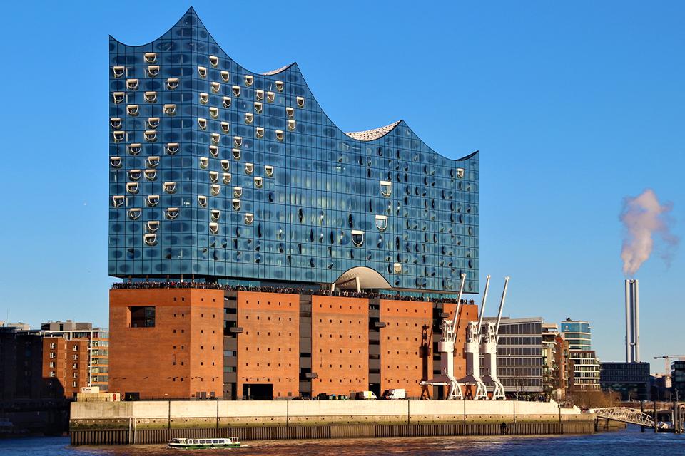 Elbphilharmonie in Hamburg, Duitsland