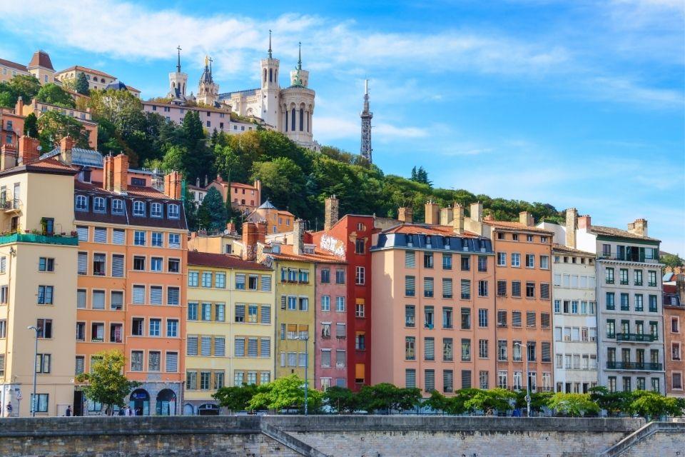 Basilique Notre-Dame de Fourvière in Lyon Frankrijk