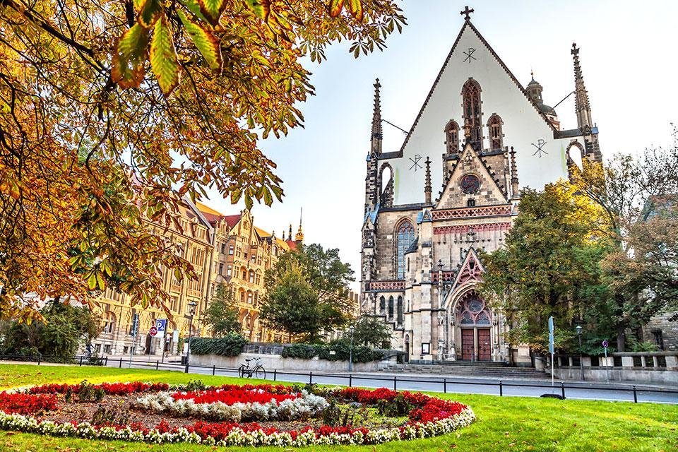 Thomaskirche Leipzig Duitsland