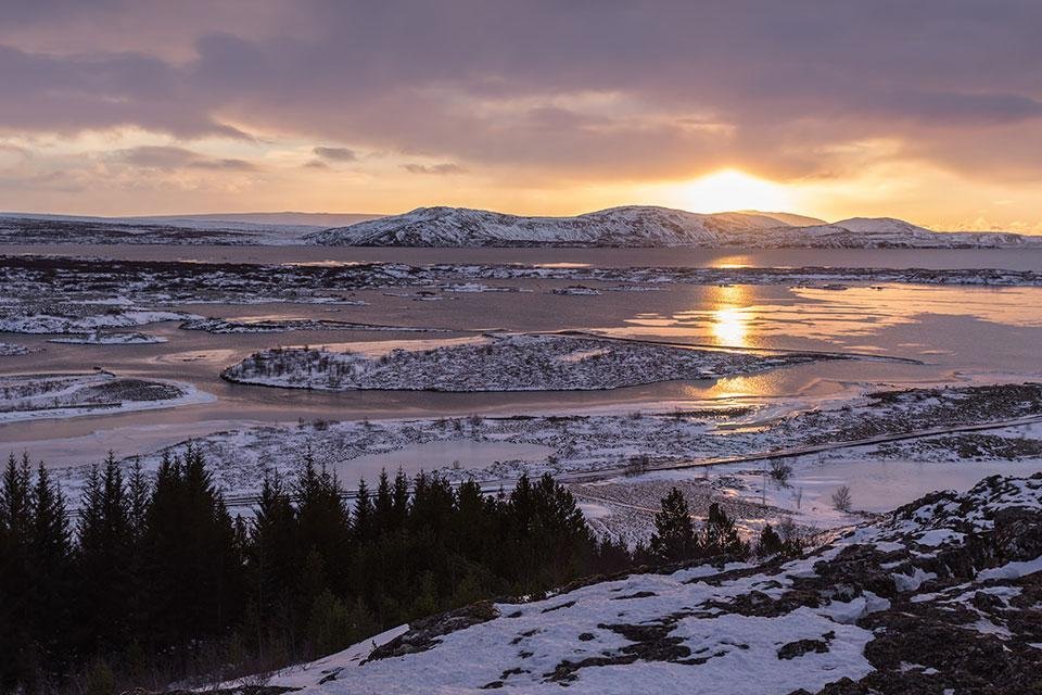 Thingvellir IJsland winter
