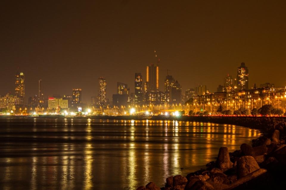 Mumbai by night, India