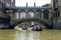 Bridge of Sighs in Cambridge, Groot-Brittannië