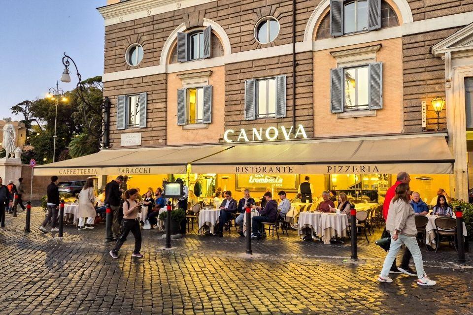 Ristorante Canova in Rome, Italië
