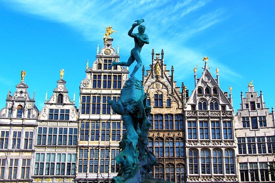 Grote Markt in Antwerpen, België