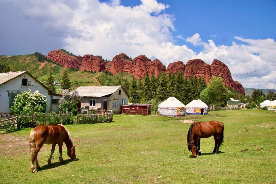 Djety Oguz in Kirgizië