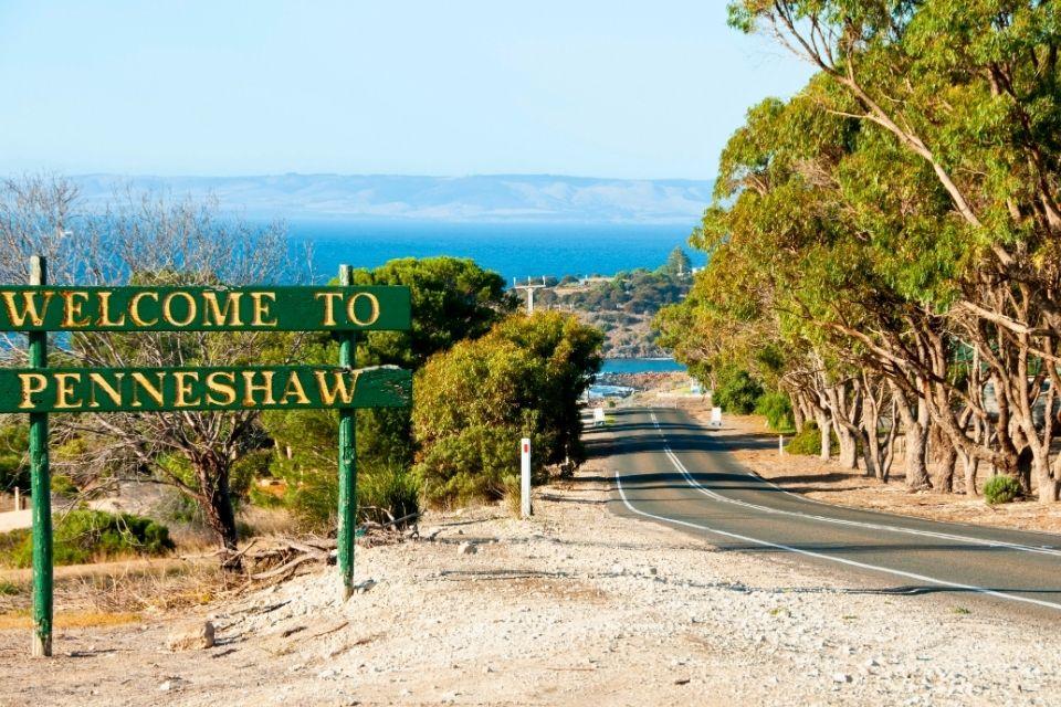 Penneshaw op Kangaroo Island Australië