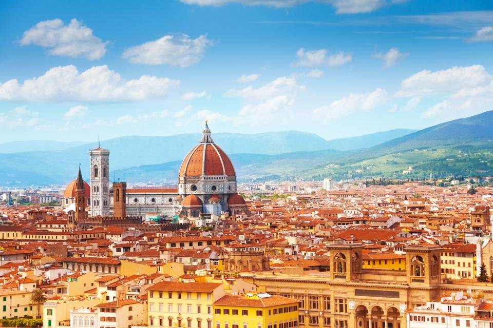 Uitzicht over Florence, Toscane, Italië