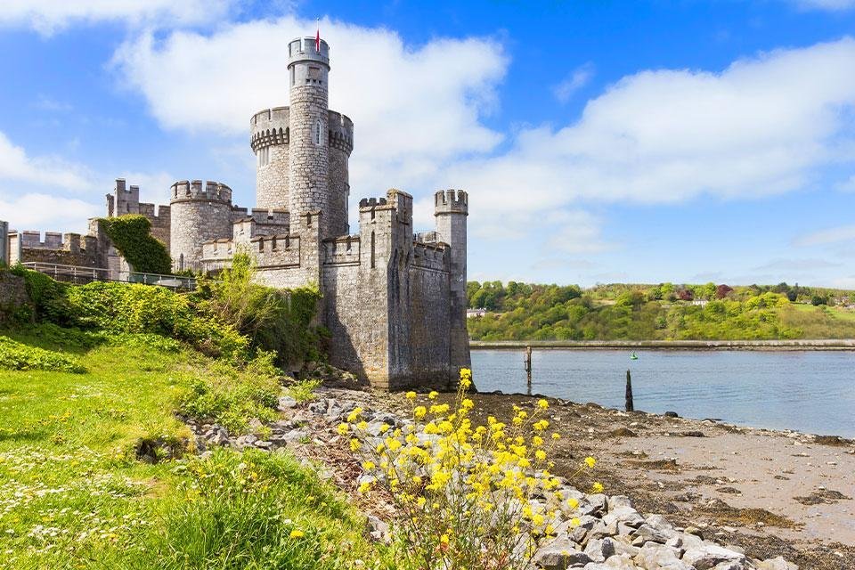 Het Blackrock kasteel in Cork, Ierland