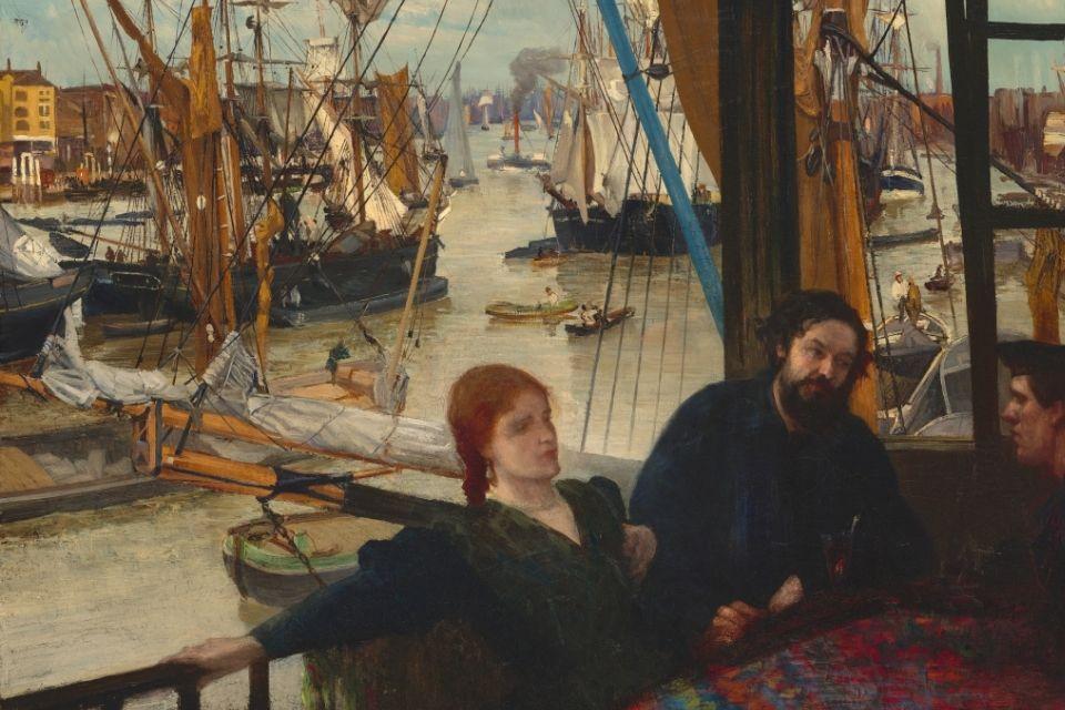 James McNeill Whistler, Wapping, 1860-4. National Gallery of Art, Washington