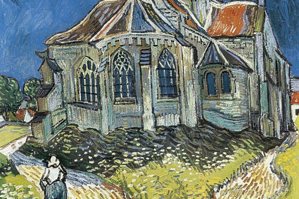 "De Kerk te Auvers-sur-Oise" van Vincent van Gogh uit 1890
