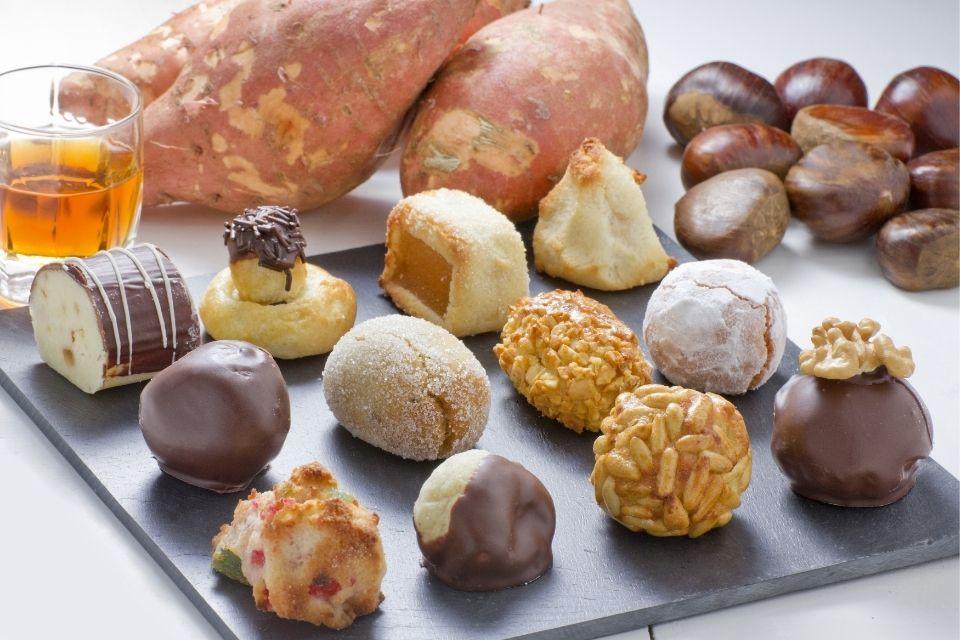 Verschillende soorten panellets