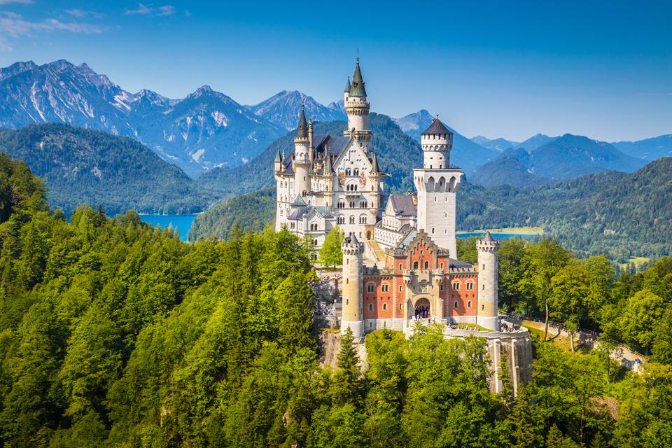Sprookjesslot Neuschwanstein in Duitsland