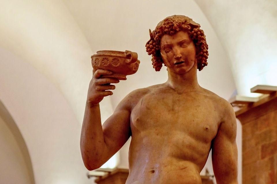  Bacchus van Michelangelo in het Bargello in Florence