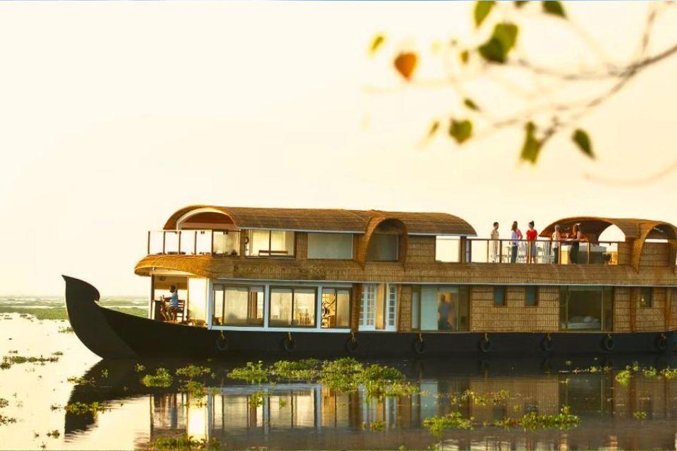 Houseboat backwaters Kerala India