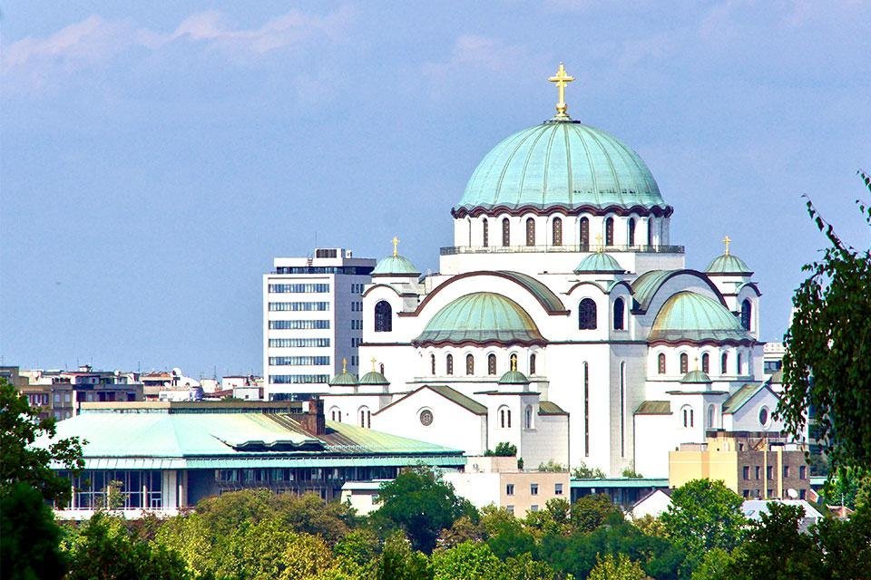  Kathedraal van de heilige Sava in Belgrado Servië