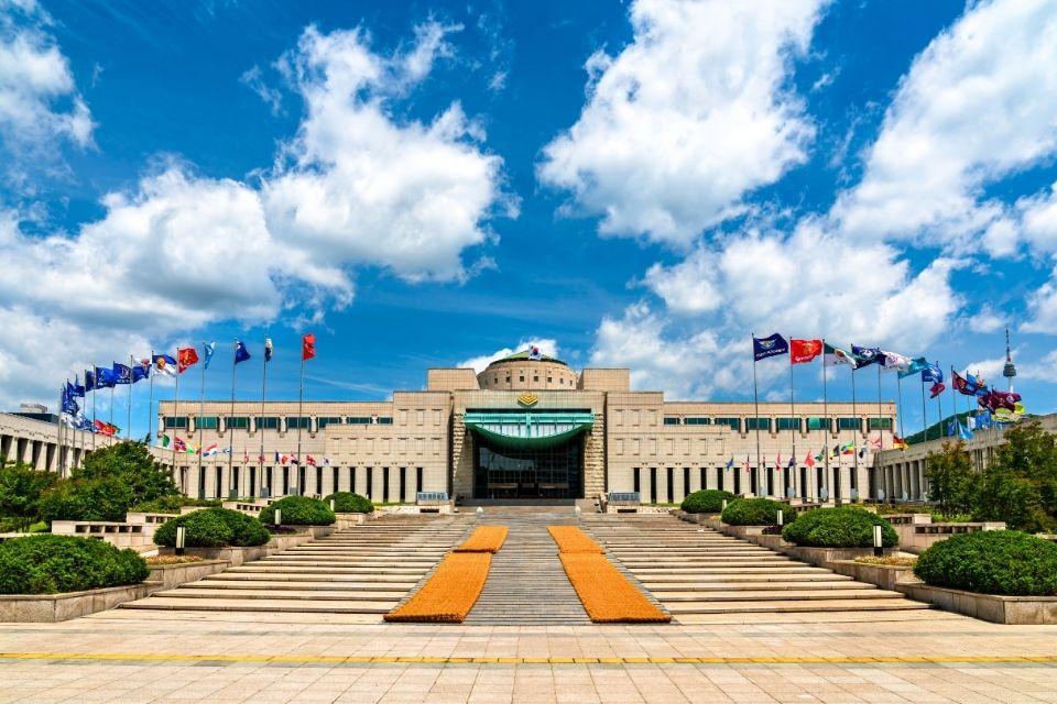 Het War Memorial Museum in Seoul, Zuid-Korea