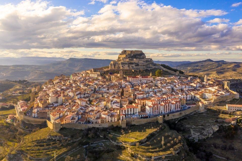 Het vestingstadje Morella Spanje