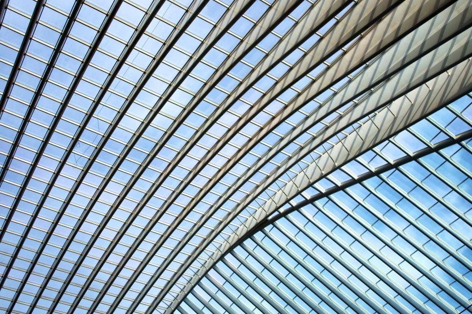Station Guillemins van Santiago de Calatrava Luik België