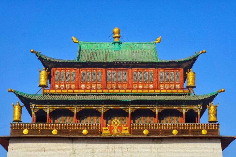 Gandantegchinlen-klooster in Ulaanbaatar Mongolië
