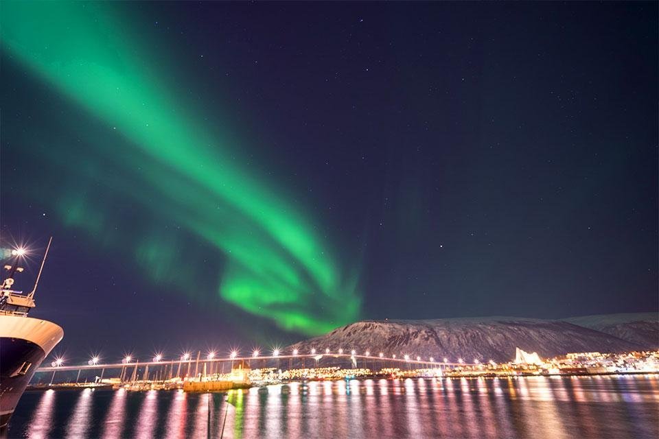Tromsø Aurora Borealis Noorwegen