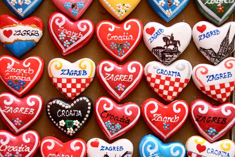 souvenirs, Zagreb, Kroatië